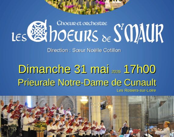 Concert à l'Eglise Saint Laud d'Angers le dimanche 14 juin 2026